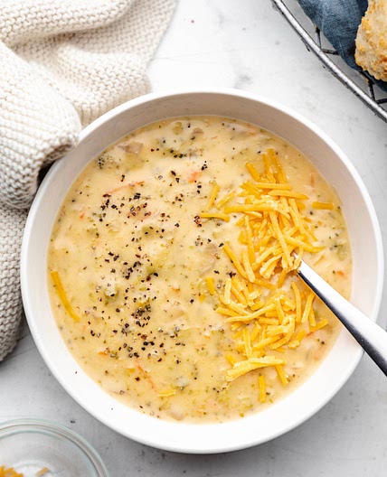 Easy Instant Pot Broccoli Cheddar Soup Recipe
