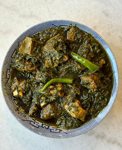 One-Pot Palak Gosht | Mutton & Spinach