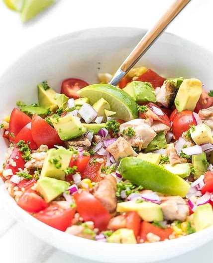 Chicken Quinoa Corn Salad Recipe