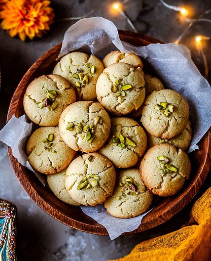 Nankhatai Cookies (Indian Shortbread)