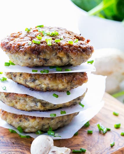 Chicken and Mushroom Patties (Kotlety)