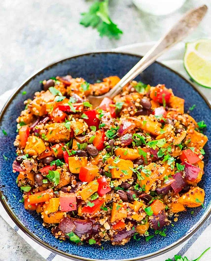 Sweet Potato Quinoa Black Bean Salad
