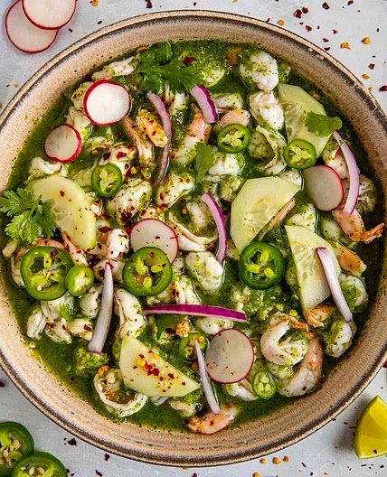 Aguachile Recipe (Mexican Shrimp Ceviche)