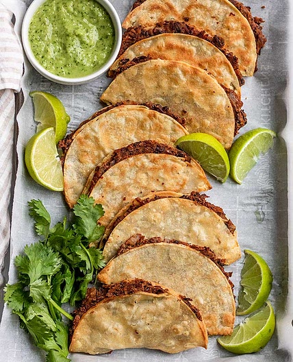 Crispy Black Bean Tacos