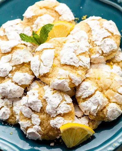Lemon Crinkle Cookies