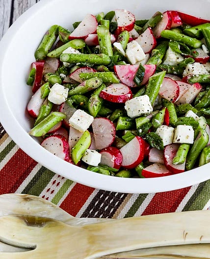 Asparagus and Radish Salad with Feta