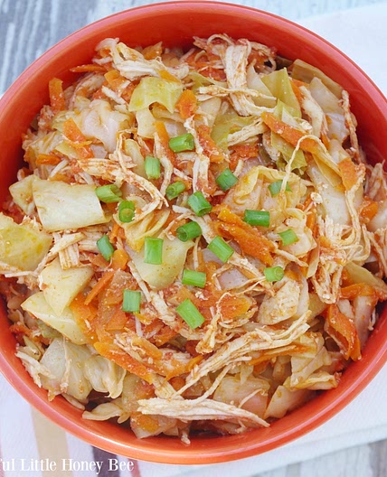 Chicken and Cabbage Stir-Fry Bowl