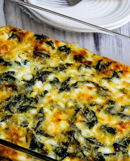 Swiss Chard Egg Bake (with Cottage Cheese)