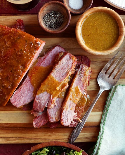 Brown Sugar and Mustard Glazed Corned Beef
