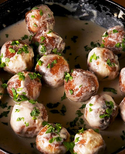 Chicken Cordon Bleu Meatballs