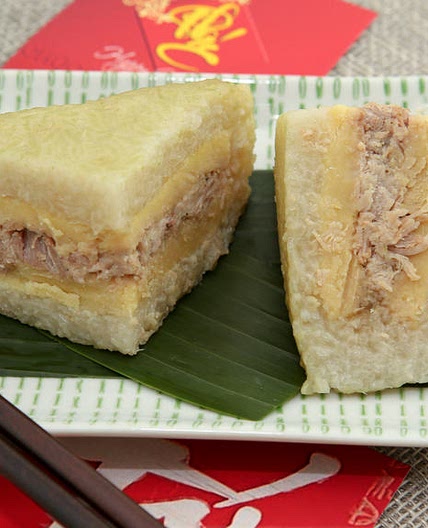 Instant Pot Square Sticky Rice and Mung Bean Cakes / Banh Chung