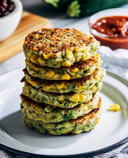 Healthy Zucchini Corn Fritters