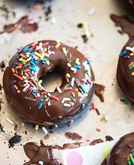 Chocolate Sprinkle Donuts