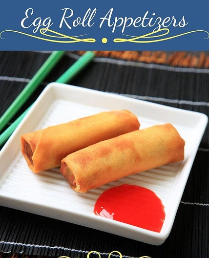 Crab Rangoon Egg Roll Appetizers