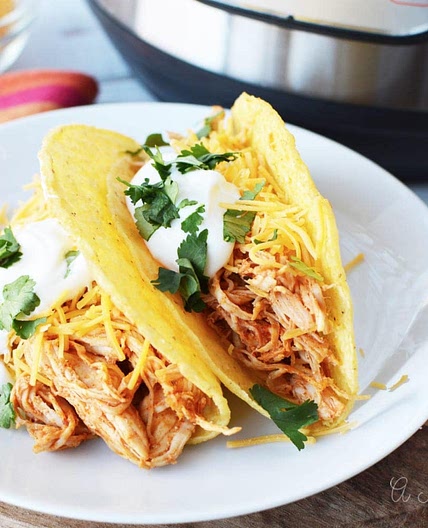 Instant Pot Chicken Tacos