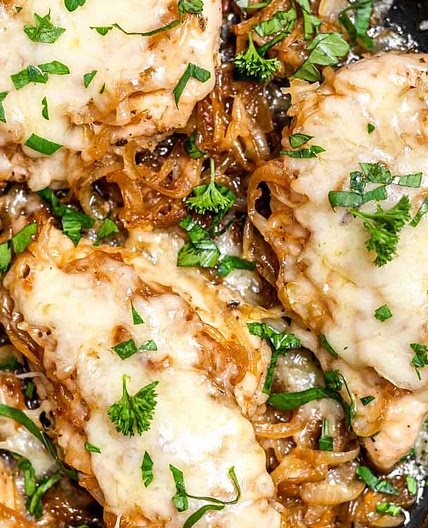 French Onion-Chicken Skillet