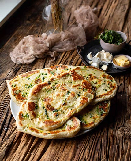 Garlic Cilantro Naan