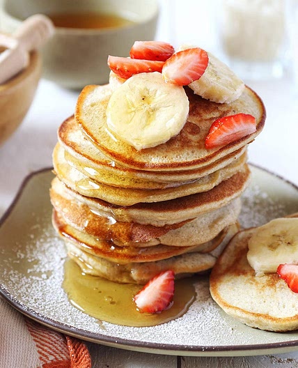 Three Ingredient Banana and Egg Pancakes
