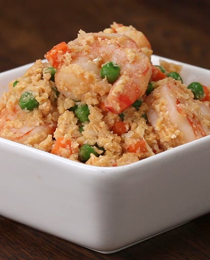 Cauliflower Shrimp Fried Rice Recipe by Tasty