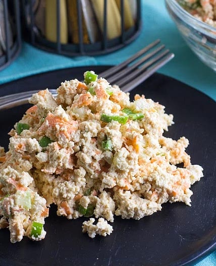 Low FODMAP Tofu Salad