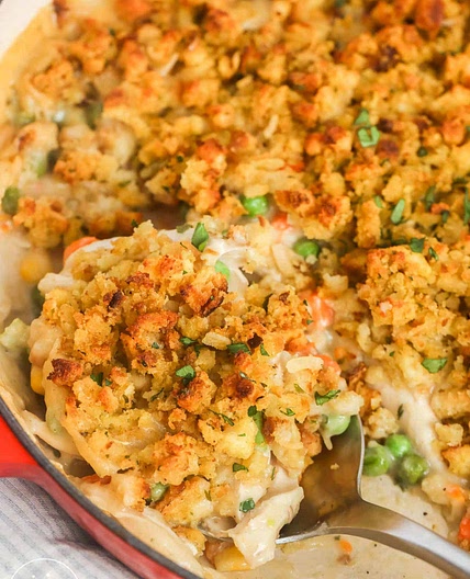 Chicken Stuffing Casserole