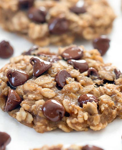 4 Ingredient Flourless Healthy Oatmeal Cookies