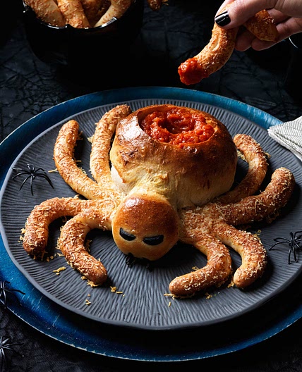 Saucy Spider with Hairy Leg Sticks