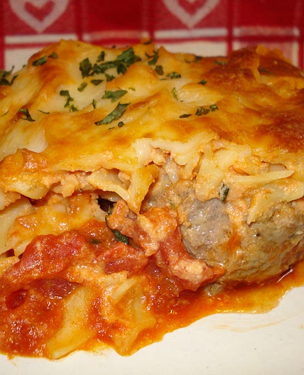 Paula Deen's Layered Meatball Casserole