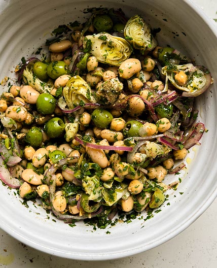 Marinated Za'atar Bean Salad