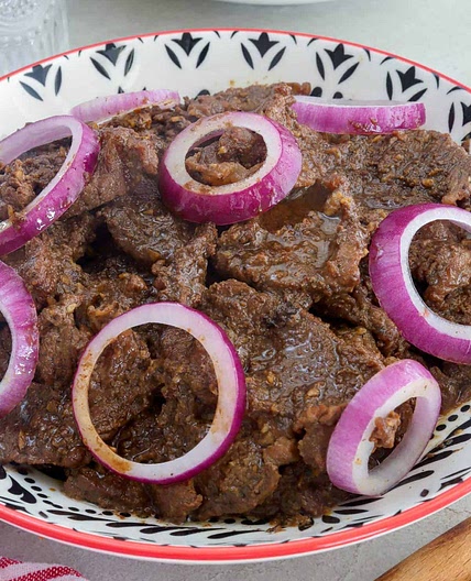 Bistek Tagalog (Filipino Beef Steak)