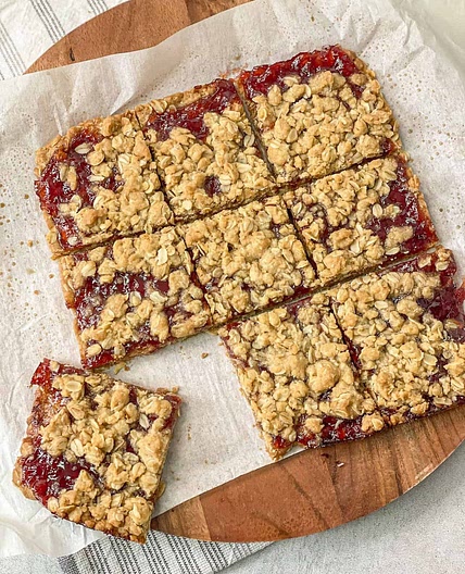 Oatmeal Jam Bars