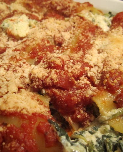 Kittencal's Spinach & Four-Cheese Manicotti (Vegetarian)