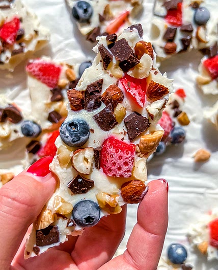 Frozen Yoghurt Bark
