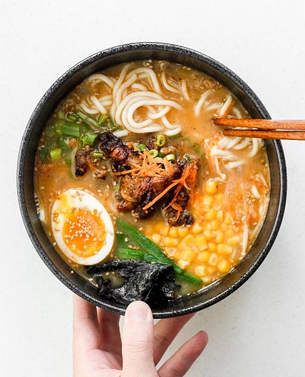 Healthy Miso Ramen with Chicken