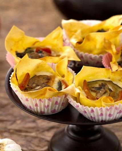 Lasagne vegetariane cupcake