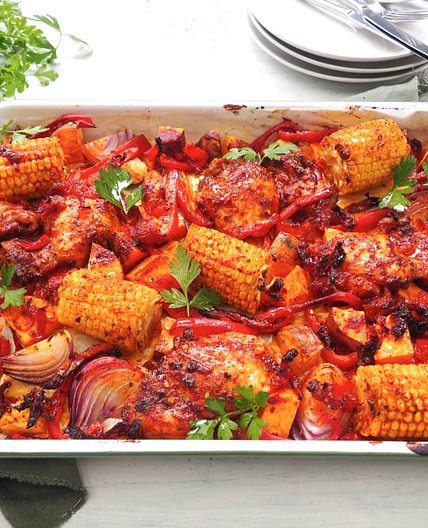 One Tray Peri Peri Chicken Recipe