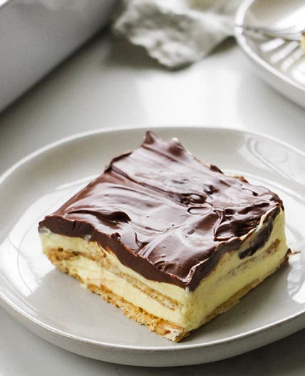 No-Bake Chocolate Eclair Cake Recipe