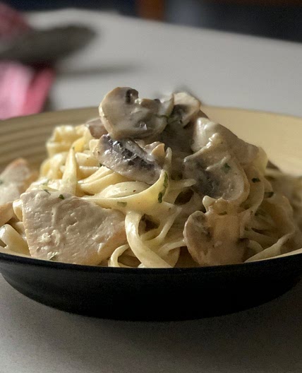 Tagliatelle au poulet citronné