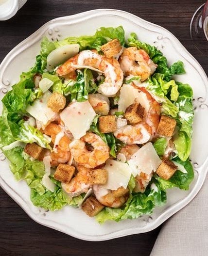 Ensalada de gambas