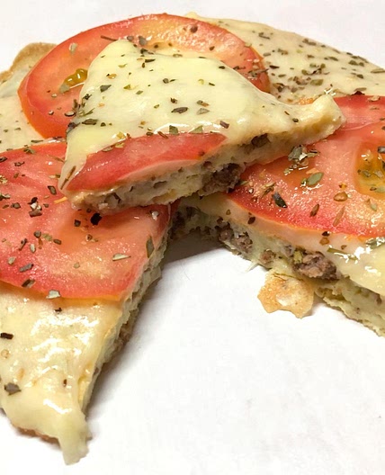 Receita de Pizza de tapioca na frigideira