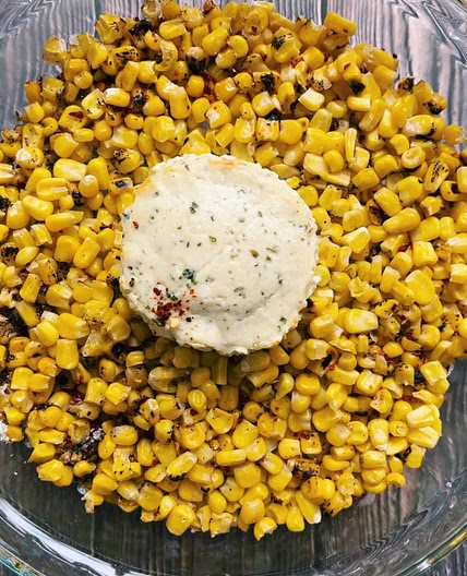 Cheesy Corn Summer Pasta