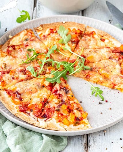 Blitzschnelle Wrap-Pizza