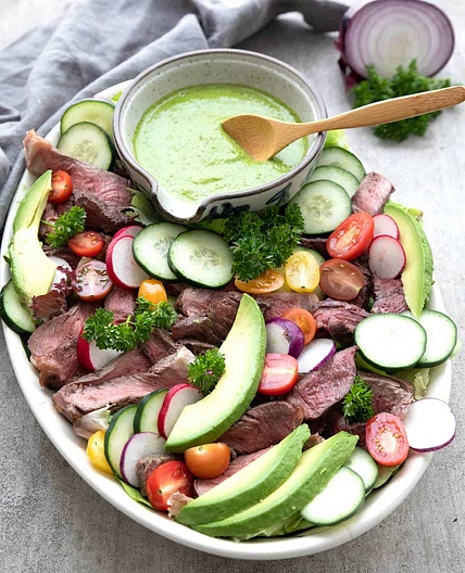 Chimichurri Steak Salad Recipe