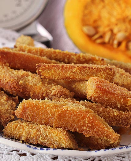 BASTONCINI DI ZUCCA AL FORNO