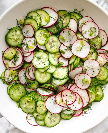 Cucumber Radish Salad