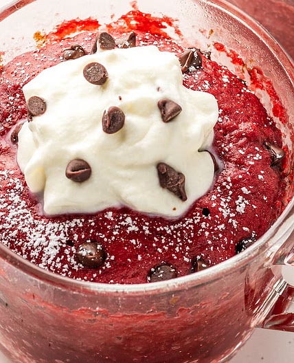 Red Velvet Mug Cake