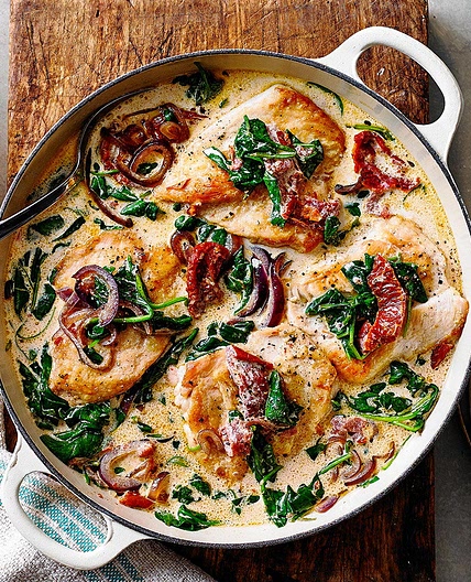 Creamy spinach chicken