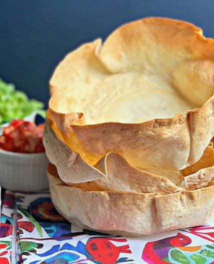 Air Fryer Taco Salad Bowls