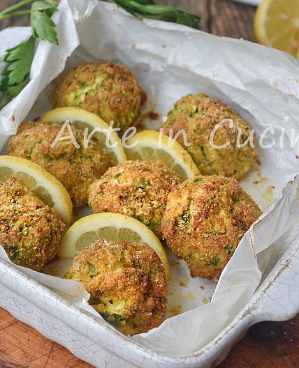 Polpette ricotta e zucchine al forno