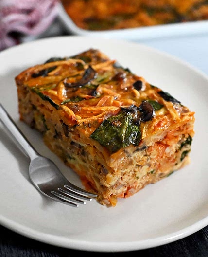 Italian Sausage and Mushroom Breakfast Casserole (Whole30, Gluten Free)